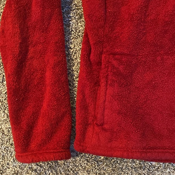 The North Face Vintage Mossbud Red 1/4 Zip Pullover Fleece Jacket, Women’s M - Picture 2 of 15